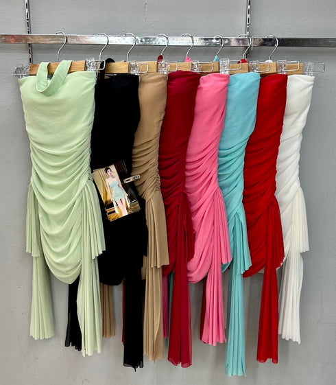 Fitted Strapless Bodycon Mini Dress